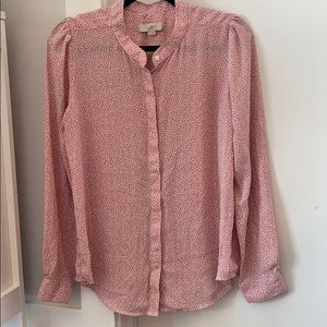 LOFT Pink Blouse